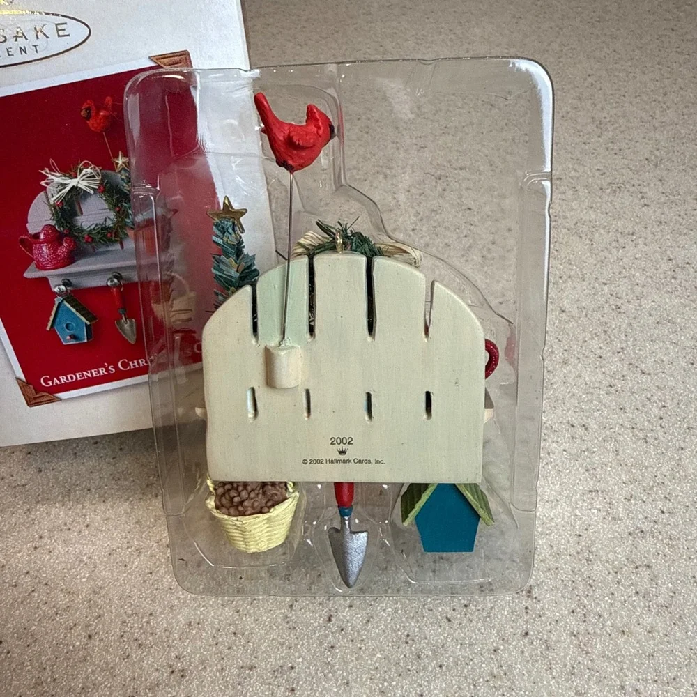 Hallmark Keepsake Ornament 2002 Gardener's Christmas Corner Tammy Haddix Boxed